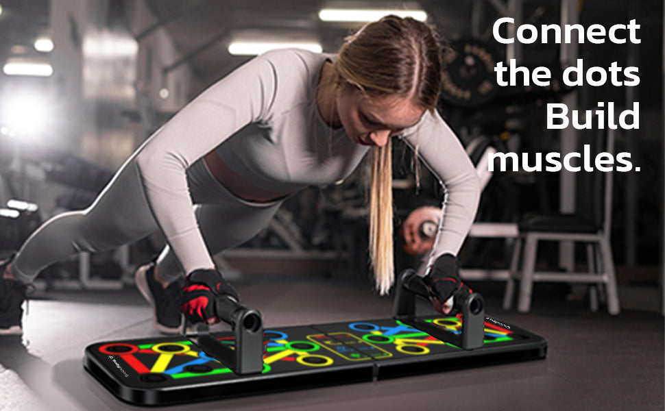 12 in 1 foldable Push Up Rack Board Train Gym Fitness System